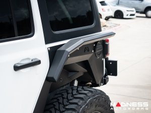 Jeep Wrangler JL Fender Flares - Fab Fours - Rear - High Arch For Base System - 4 Door